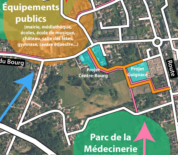 Plan du Centre-Bourg